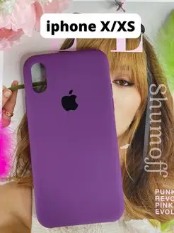 Чехол на iPhone X, Xs, 10 с яблоком