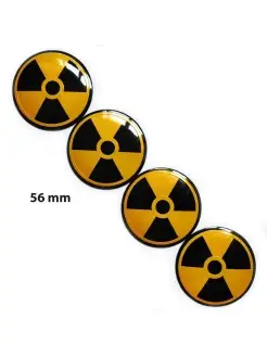 Наклейки на колесные диски на колеса стикеры 56 мм 4 шт