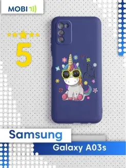 Матовый чехол-бампер Samsung Galaxy A03s