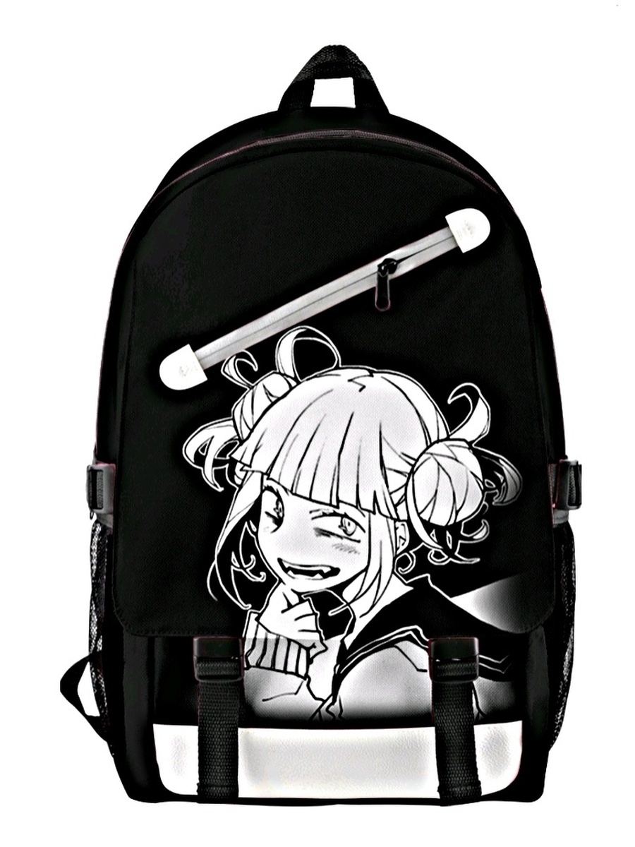 Рюкзак аниме черно белый