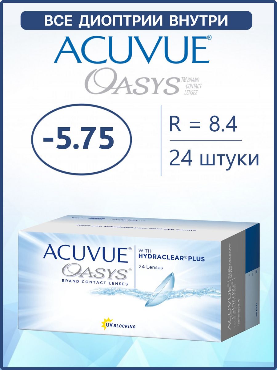 Acuvue oasys 24 линзы