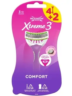 Xtreme3 Comfort Одноразовый станок, 6 шт