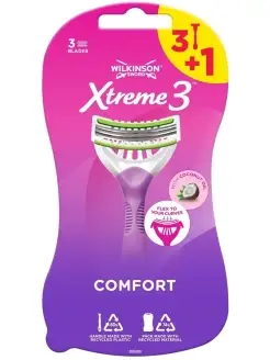 Xtreme3 Comfort Одноразовый станок, 4 шт