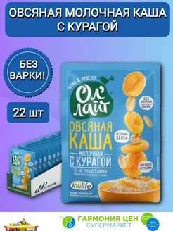 Каша овсяная с курагой 22шт по 40г