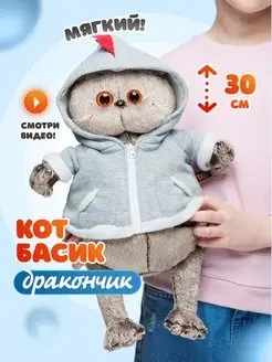 Кот Басик 30 см дракон