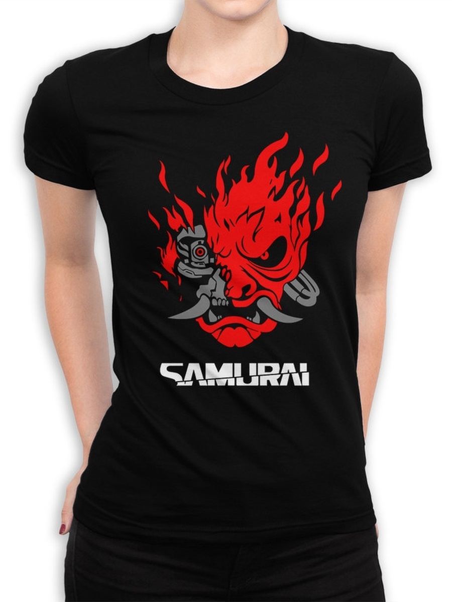 футболка samurai cyberpunk фото 11