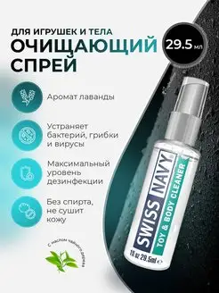 Очищающий спрей Swiss Toy Body Cleaner 29.5 мл