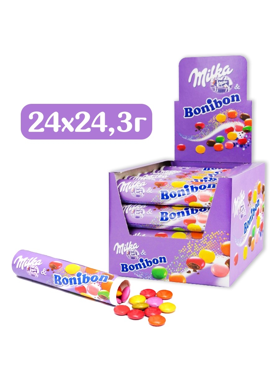 Шоколадное драже Milka Bonibon