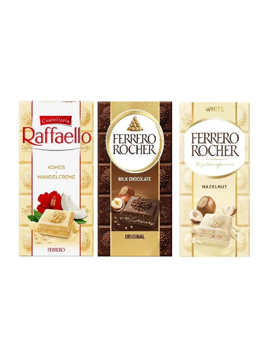 Шоколад Ферреро Роше молочный 90 грамм