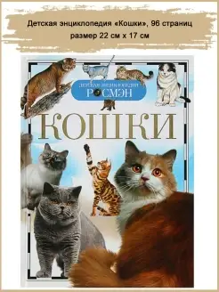 Детская энциклопедия "Кошки", 96 стр