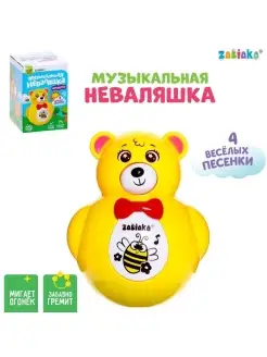 Детская музыкальная игрушка неваляшка Мишутка