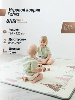 Игровой коврик для детей Forest 120х120 см двусторонний