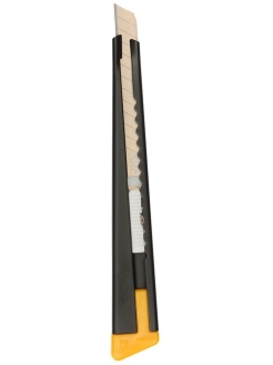 Нож с выдвижным лезвием черный 9 мм OLFA OL-180-BLACK OLFA 46825468 купить за 357 ₽ в интернет-магазине Wildberries