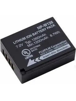 Аккумуляторная батарея 1260mah NP-W126 NP-W126S дл