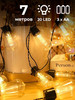 Ретро гирлянда Винтаж, 7 метров, 20 ламп LED, черный провод бренд Kyooty продавец Продавец № 34411