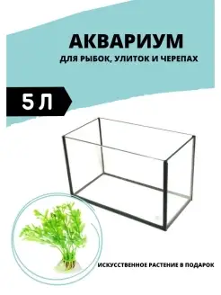 Аквариум для рыбок 5 литров