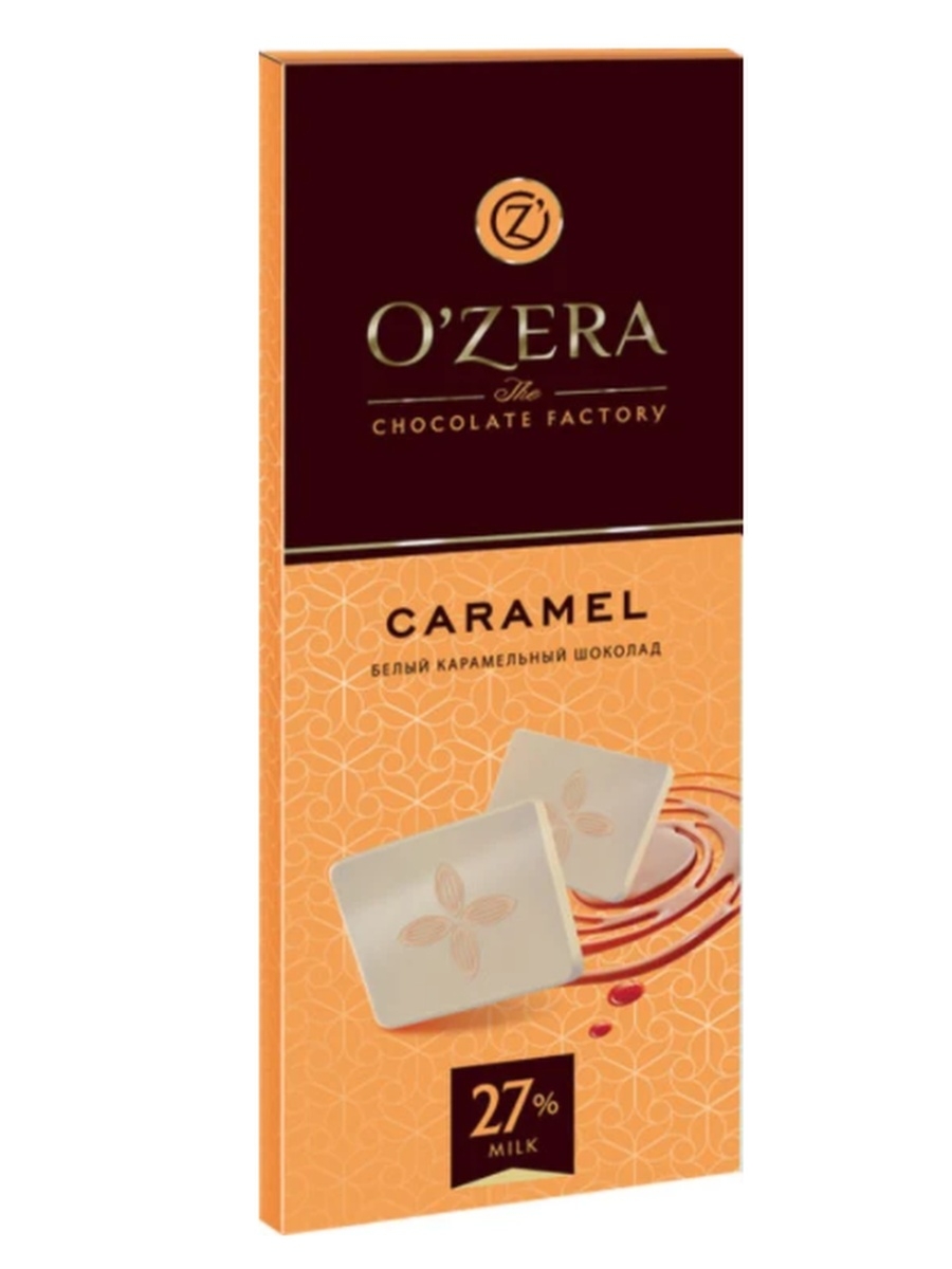 Белый шоколад o`Zera Caramel 90г