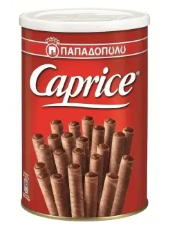 Вафельные трубочки с шоколадной начинкой Caprice, 400 гр