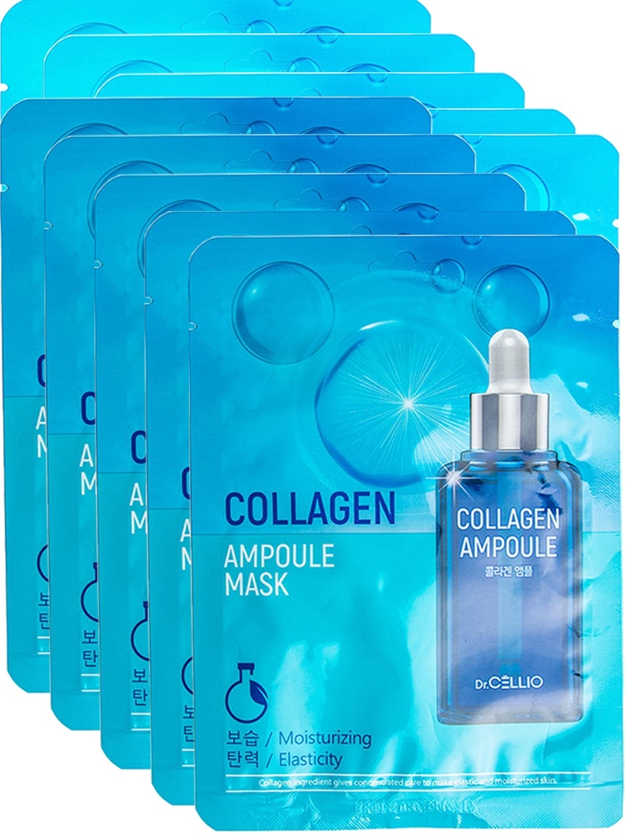 24 11 0290104. Дрсл маска тканевая Dr.Cellio Hyaluron Ampoule Mask. Маска Cellio Collagen. Dr.Cellio маска для лица. Тканевая маска для лица Ampoule Mask 25 мл Dr.Cellio.