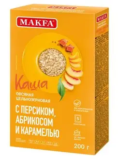 Каша с персиком, абрикосом и карамелью 5 шт по 40 г