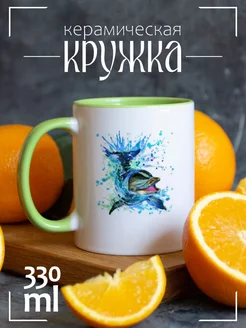 Кружка "Краски. Дельфин"