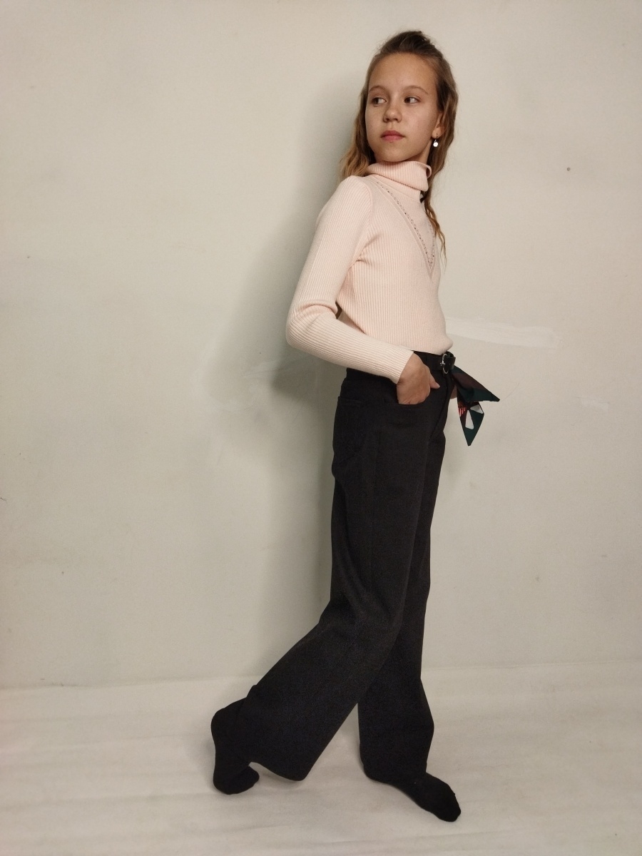 Школьные брюки палаццо для девочек