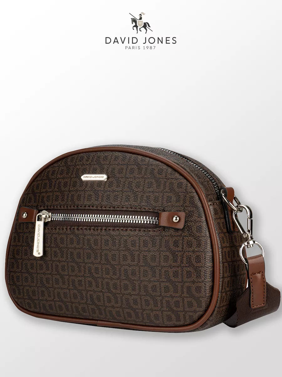 Сумка через плечо маленькая коричневая кросс-боди David Jones 50704857купить за 289 800 сум в интернет-магазине Wildberries