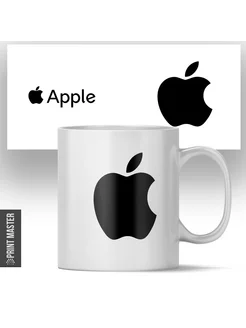 Кружка Apple лого