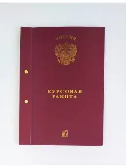 Папка Курсовая работа А4 100 л, на болтах