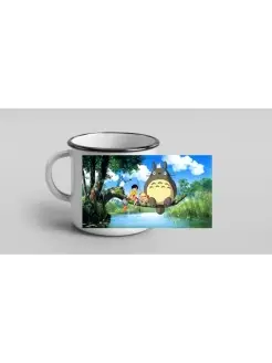 Кружка металлическая эмалированная Totoro №5