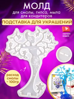 Силиконовый молд девушка, для украшений