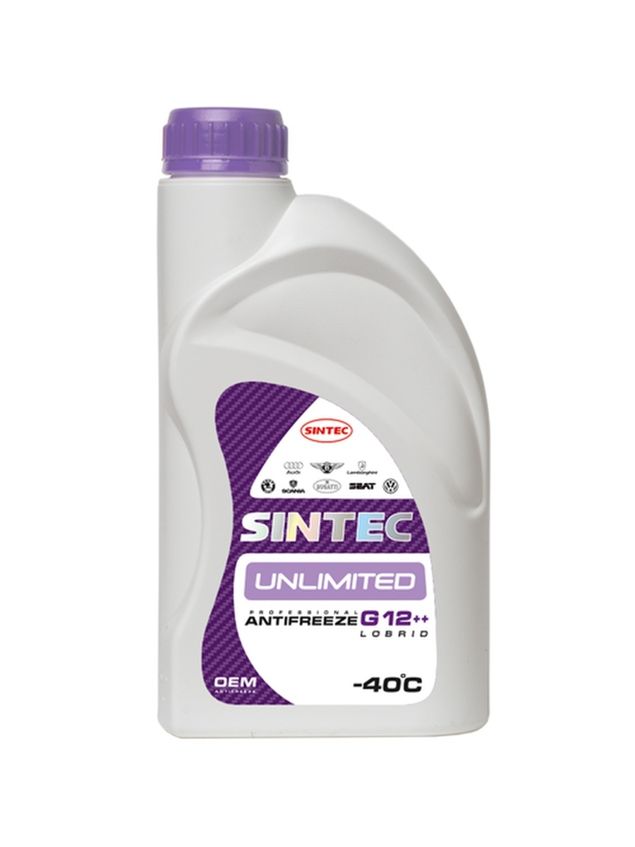 Антифриз литр. Sintec g12++. Антифриз Sintec Unlimited g12++. Антифриз Синтек фиолетовый g12++. Концентрат Sintec g12++.