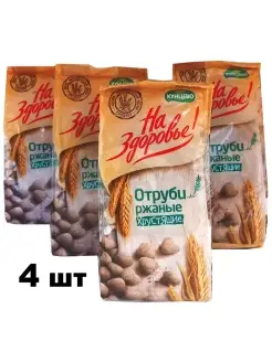 Отруби ржаные хрустящие, 175гр*4 шт