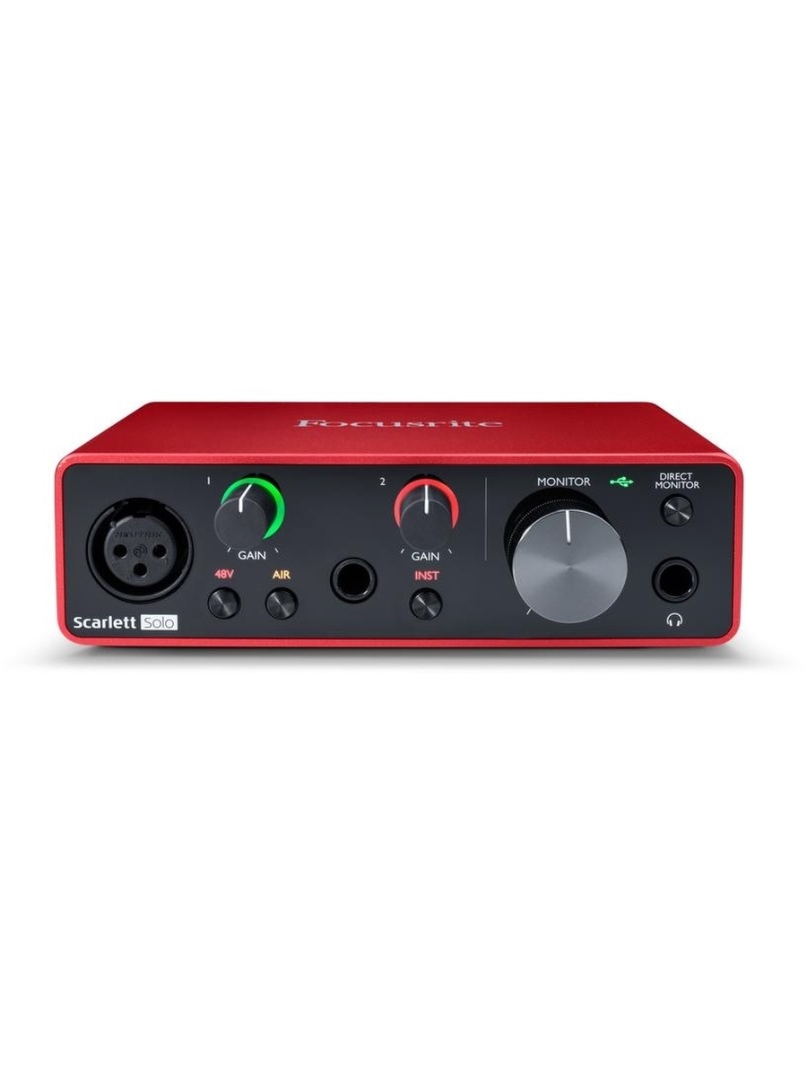 Звуковая карта focusrite solo 3rd gen