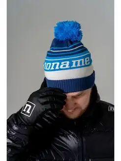 Шапка спортивная ORIGINAL BEANIE зимняя с помпоном