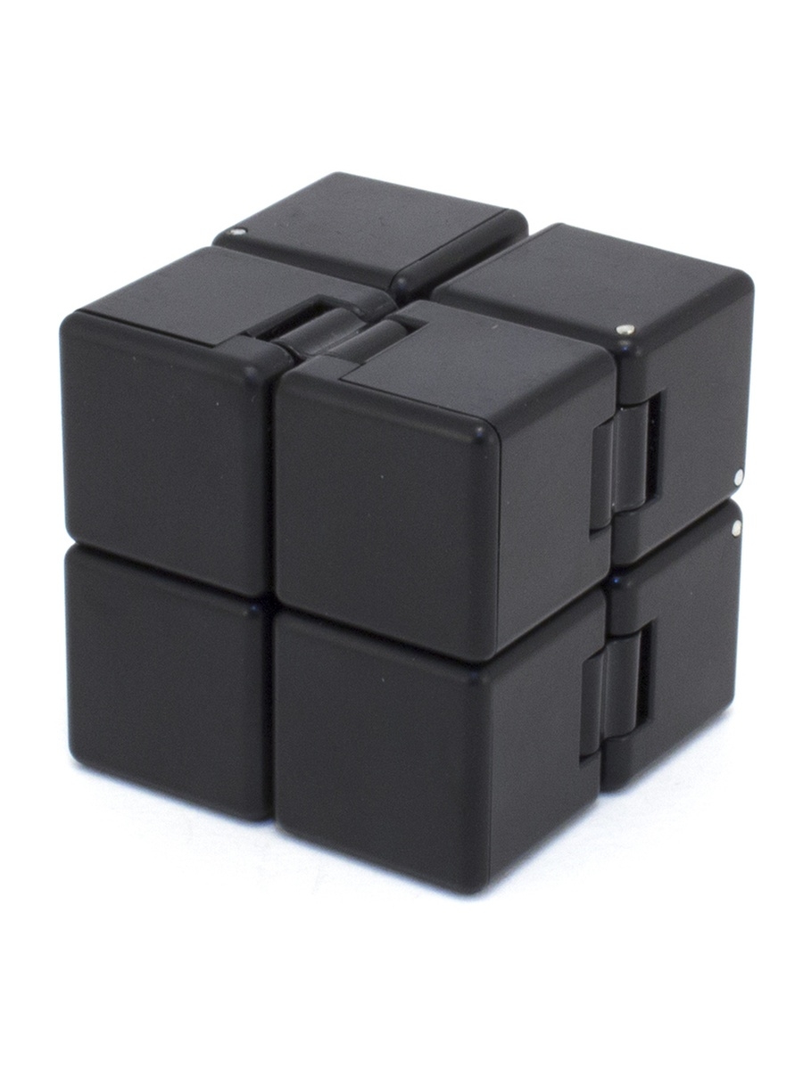 Черный кубик. Shengshou Infinity Cube. Кубик антистресс Infinity Cube. Infinity Cube (бесконечный куб). Кубик Fidget Cube, черный.