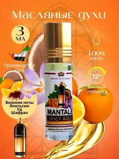 Арабские масляные духи Spicy aoud Ravza parfum