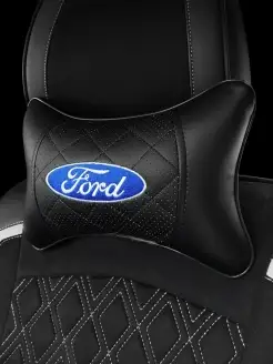 Автомобильная подушка под шею с вышивкой FORD(форд)