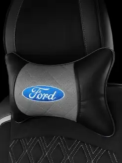 Автомобильная подушка под шею с вышивкой FORD(форд)