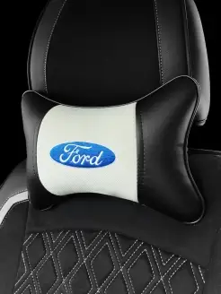 Автомобильная подушка под шею с вышивкой FORD(форд)