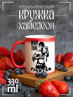 Кружка хамелеон Muay thai fighter (Боец тайского бокса)