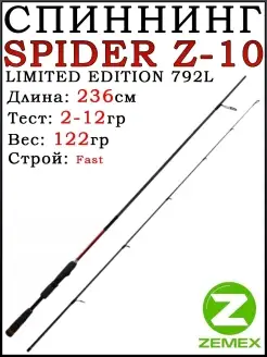 Спиннинги Spider Z-10 Ловля на спиннинг Ловля окуня