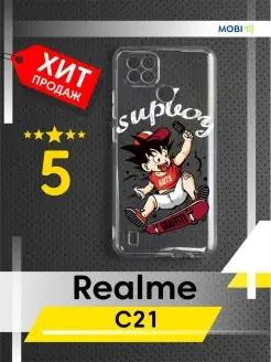 Силиконовая накладка Realme C21