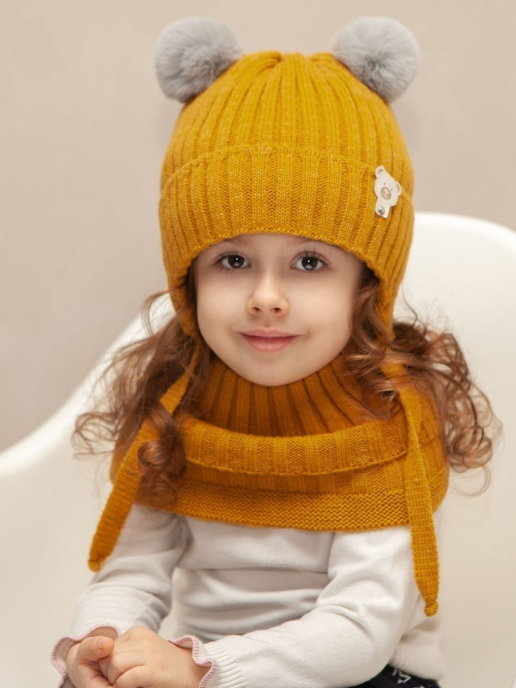 Детские шапки для зимы фото стильных детских шапок (вязаных и меховых)