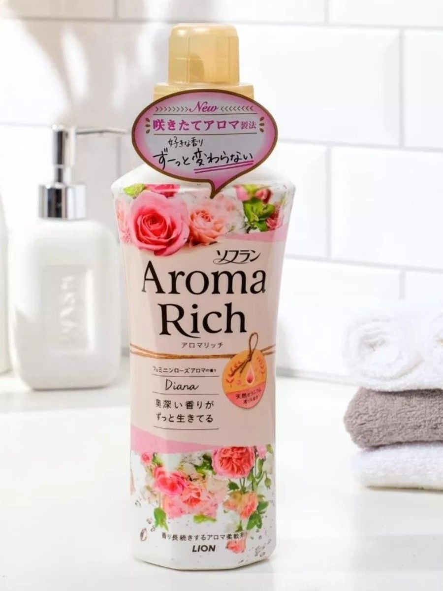 Арома рич. Aroma Rich кондиционер для белья. Кондиционер для белья Lion Aroma Rich.