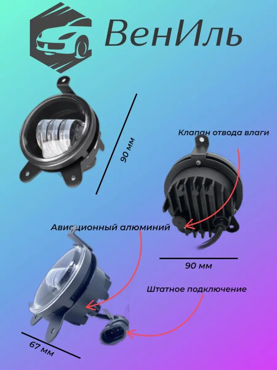 фары от газели на приору