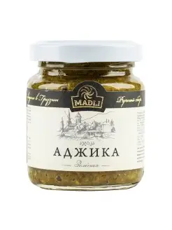 Приправа Аджика зеленая острая из Грузии, 120 г