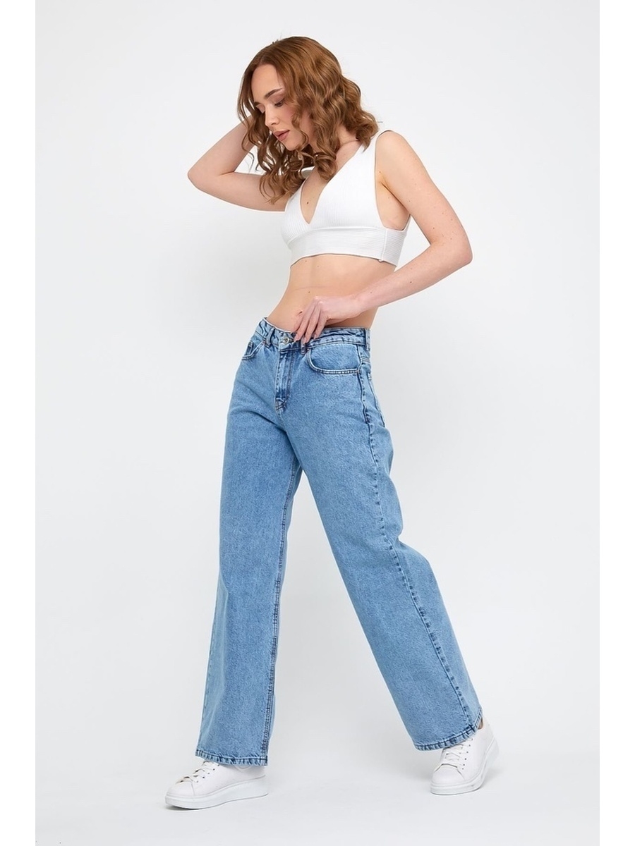 Джинсы женские джинсы палаццо