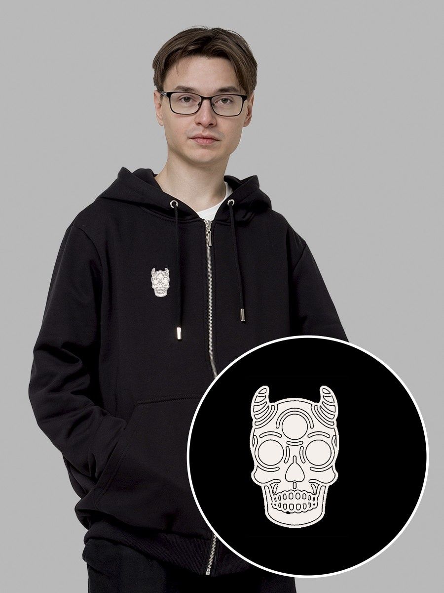 Skeleton hoodie rust фото 113