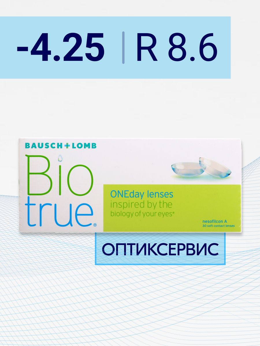 Однодневные линзы biotrue